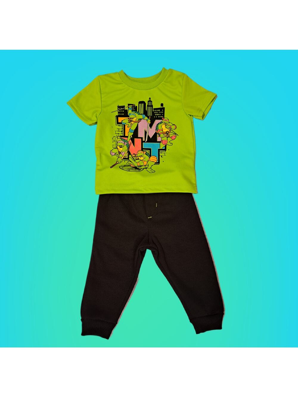 TMNT 12 Month Teenage Mutant Ninja Turtle Outfit 2 Piece Set